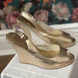 Lily Pulitzer SIZE 9 ladies wedge sandals